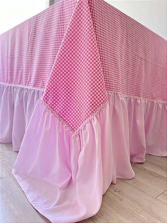 Toalha para festa aniversário com babados