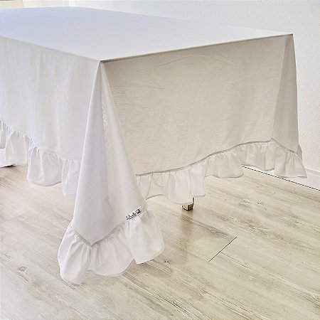 Toalha de mesa linhão Off 410 x 180 cm