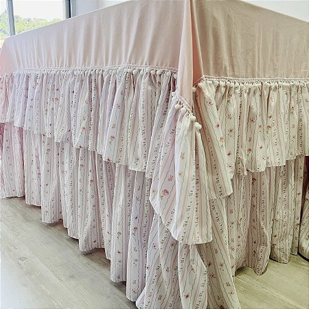 Toalha mesa festa aniversário até o chão