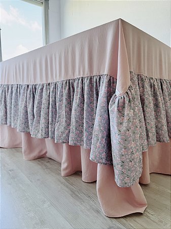 Toalha de Mesa Festa Aniversário Rose Floral