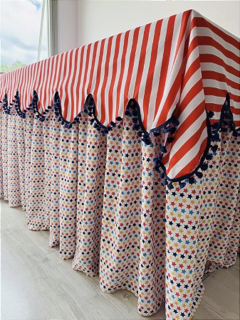 Toalha de Mesa Festa Infantil Circo 300x90x80 cm