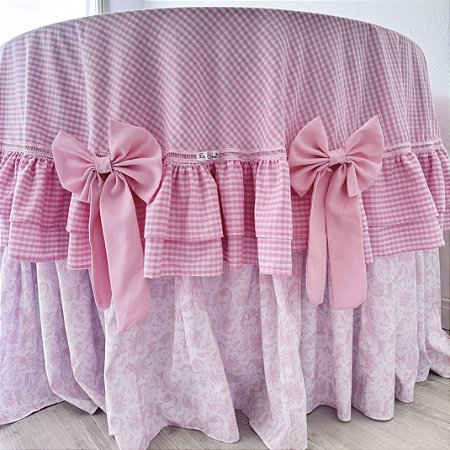 Toalha de mesa redonda festa aniversário