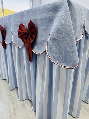 Toalha de mesa sobrepor 260 x 140 cm