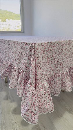 Toalha mesa algodão 380 x 180 cm