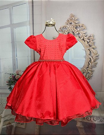 princesas com vestido vermelho