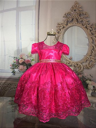 Vestido Realeza Pink 2192