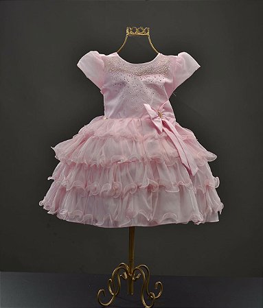 princesa do vestido rosa