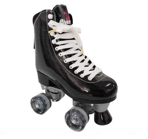 Patins Hondar Quad Roller Cherry black glitter 85a