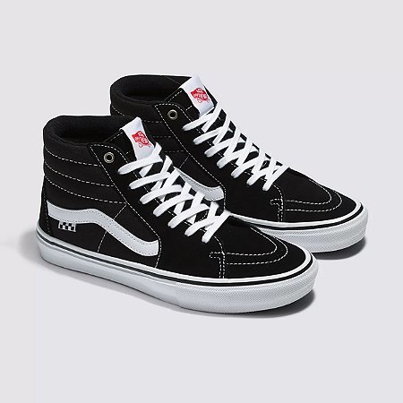 TÊNIS VANS SKATE SK8-HI BLACK WHITE - Pégasos Skate Shop - Encontre Skate,  Calçados e Roupas