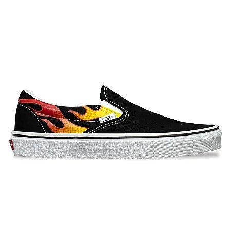 TÊNIS VANS SLIP-ON  FLAME