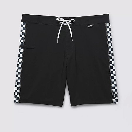 BERMUDA VANS BOARDSHORT THE DAILY SIDELINES BLACK-WHITE