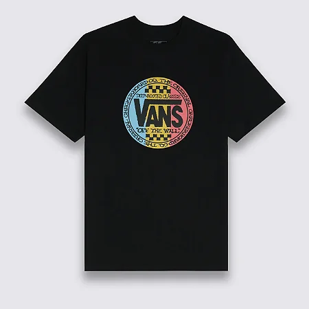 Camiseta Vans Retro Co Ss Black Infantil