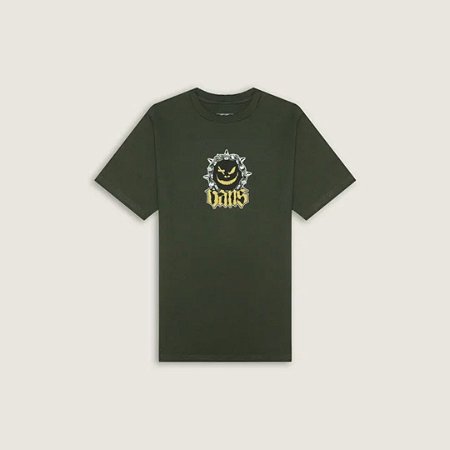 Camiseta Vans Happy Spike Ss Dried Kelp Infantil