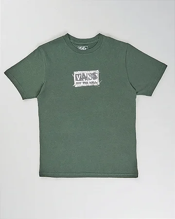 Camiseta Vans Ss Diy Fx Dried Kelp Infantil