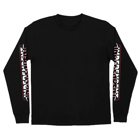 Camiseta Independent Manga Longa Barhouse Black