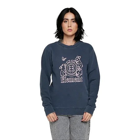 Moletom Element Care Fluffy Icon 280 Marinho