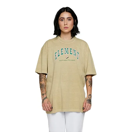 Blusa Element College Flower Over Caqui