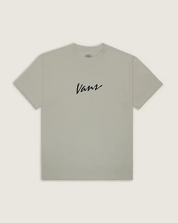 Camiseta Vans Classic Script Drizzle
