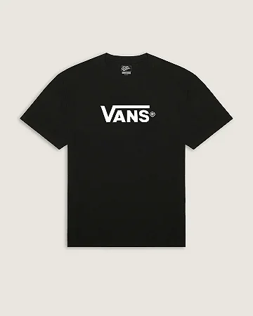 Camiseta Vans Manga Curta New Vans Classics Black Infantil