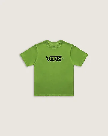 Camiseta Vans Manga Curta New Vans Classics Lime Burst Infantil