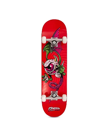 Skate Montado Iniciante Chaze - Monster Vermelho