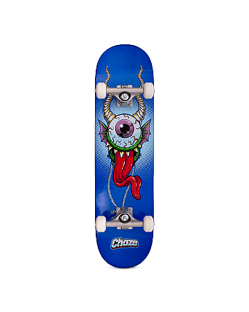 Skate Montado Iniciante Chaze - Monster Azul
