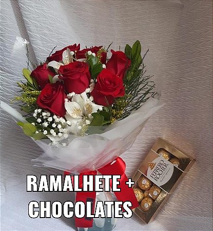 Ramalhete + Chocolates Ferrero Rocher
