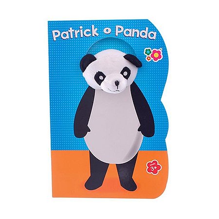 Livro com Pelúcia Patrick o Panda - Dican