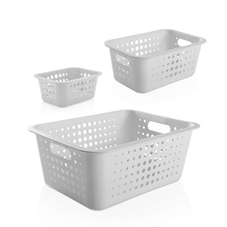 Conjunto Organizador De Gavetas Kit 4 Peças Branco - Ou - Ajeitaí -  Utilidades Domésticas