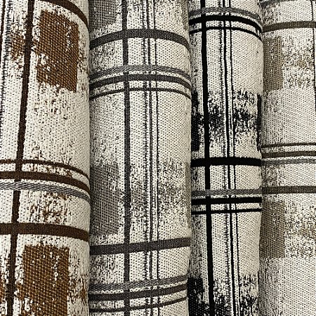 Manta Cobertor em Tecido Jacquard Xadrez