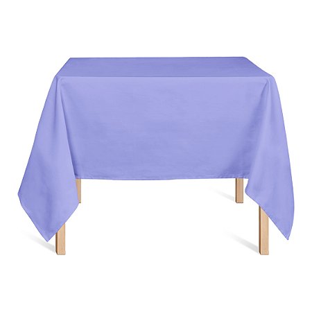 Toalha de Mesa Quadrada em Oxford Lilás