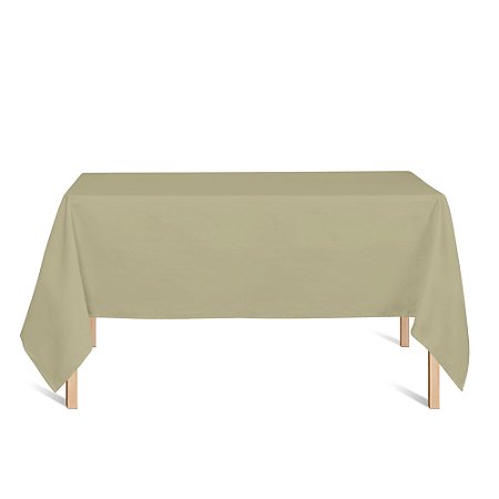 Toalha de Mesa Retangular em Tecido Jacquard Dourado e Turquesa Liso Tradicional