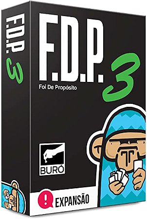 Jogo de cartas fdp 5 foi de proposito baralho expansão buró