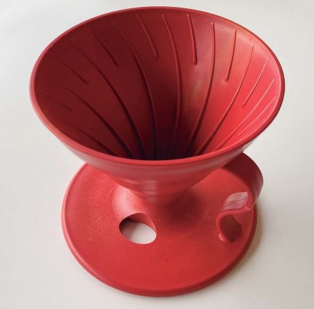 Suporte Filtro V60-02 Waals Em Plástico BPA Free (Vermelho)