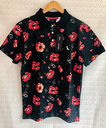 Camisa Polo Floral Reserva - Label Store