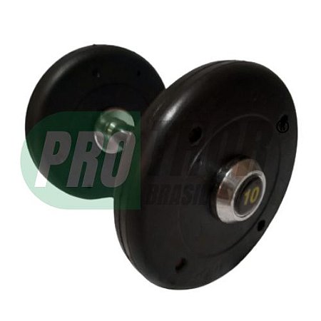 .Jogo de Dumbbell Injetado Pegada Cromada 12 a 30kg **sem suporte**