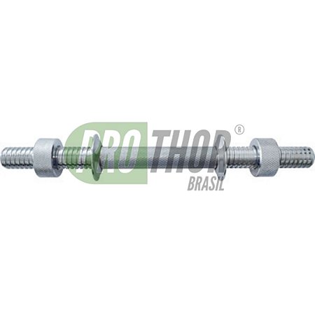 Barra Maciça Crom. Rec. Reta 40cm c/Rosca