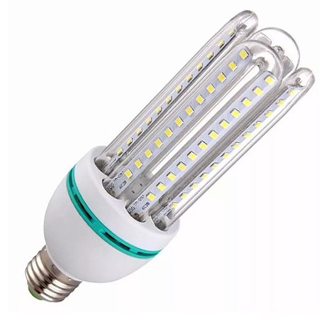 Lampada LED 4U (milho) de 18w E27 Branco Frio - Com Inmetro