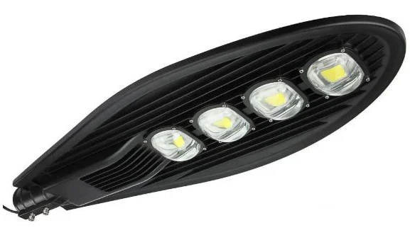 Kit 50 Peças Luminária Pública Cob Super LED 200w Branco Frio - 6500K - Para Poste