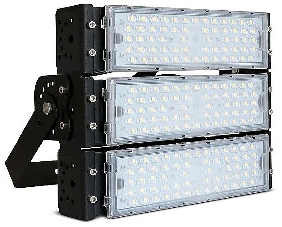 Projetor Refletor Modular Led Linear Ferro Torre 150w Ip67 - Preto - Cor da luz - Branco-frio 110V/220V 6500K