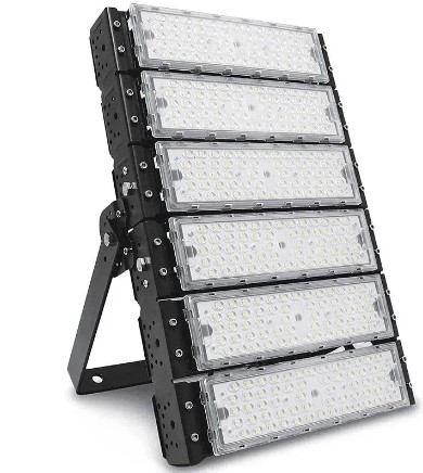 Projetor Refletor Modular Led Linear Ferro Torre 300w Ip67 - Preto - Cor da luz - Branco-frio 110V/220V 6500K