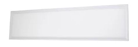 Luminária Plafon 50w LED Embutir Retangular 30x120cm Branco Frio 6000K