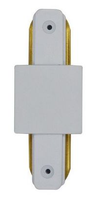 Conector Emenda - Tipo Reta - Para Trilho Eletrificado LED - Cor Branca