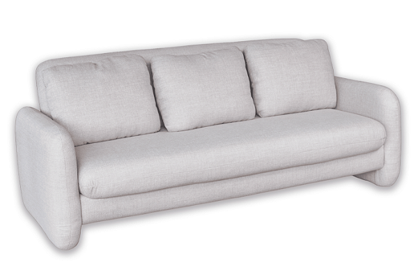 Sofá Cama Loop 2,20m Tecido Linhão Bege