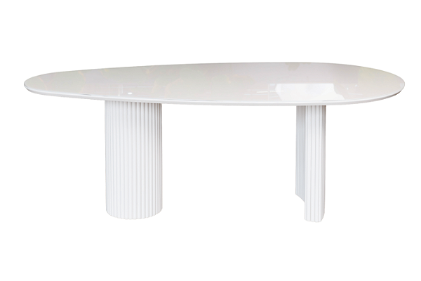 Mesa Cloe Orgânica Laca Off-White 200x110
