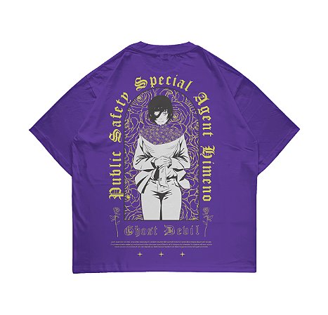 Camiseta Oversized - Himeno The Ghost Devil (Chainsaw Man)