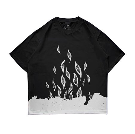Camiseta Oversized - Aki The Fox Devil (Chainsaw Man)