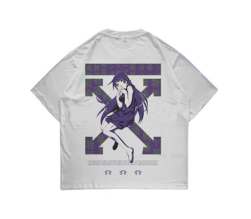 Camiseta Oversized - Senjougahara