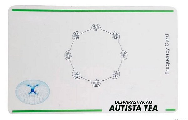 Cartão de Frequências Hertz - AUTISTA TEA