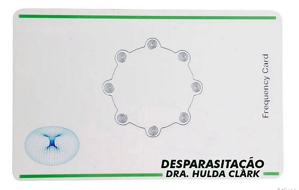 Cartão de Frequências Hertz - DESPARASITAÇÃO